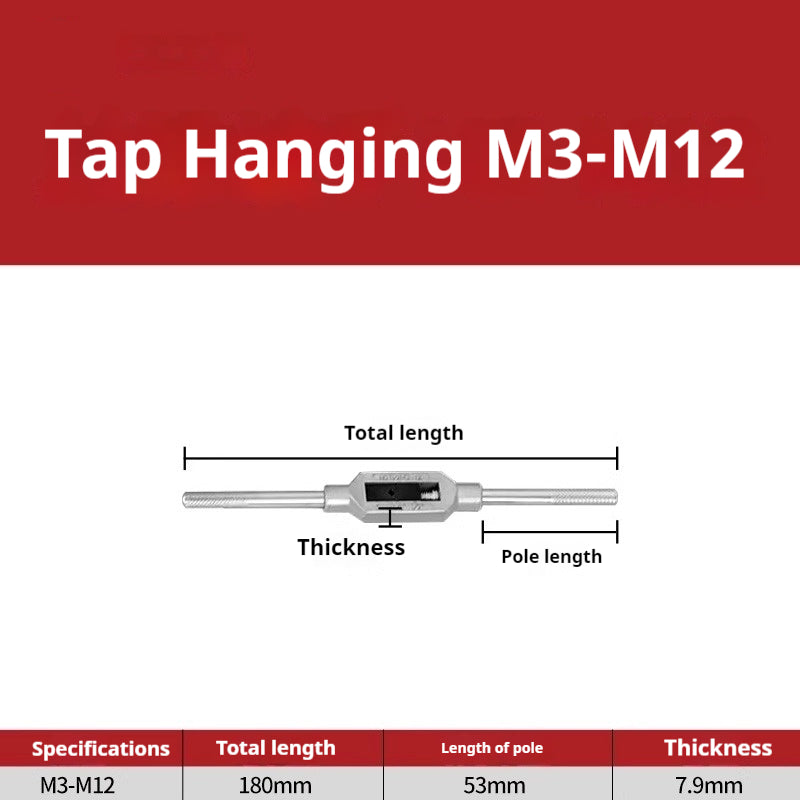 2110-Hand tap set stainless steel tapping one set three tapping manual M3M4M5M6M8M10 Shandong Denso Pricision Tools Co.,Ltd.